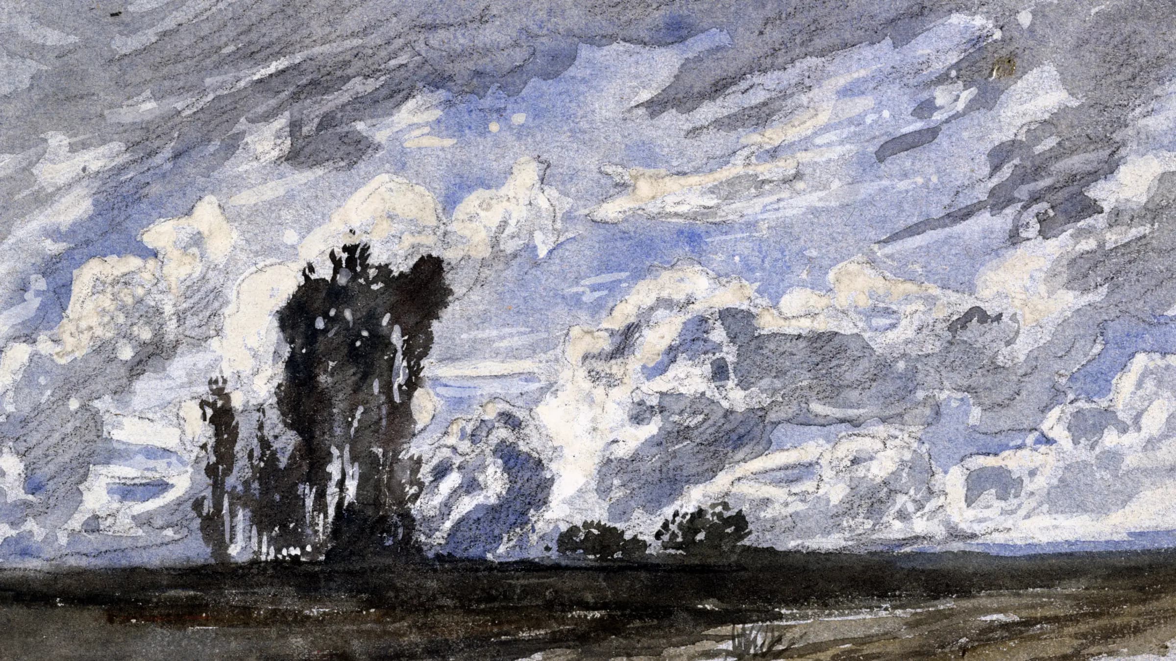 Fontenay-aux-Roses, PPD4461, landscape painting by Paul Huet.